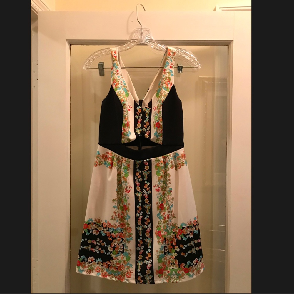 Cute Floral Mini Dress